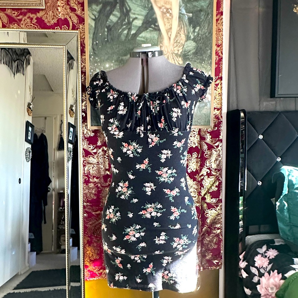 Floral Fitted Dress